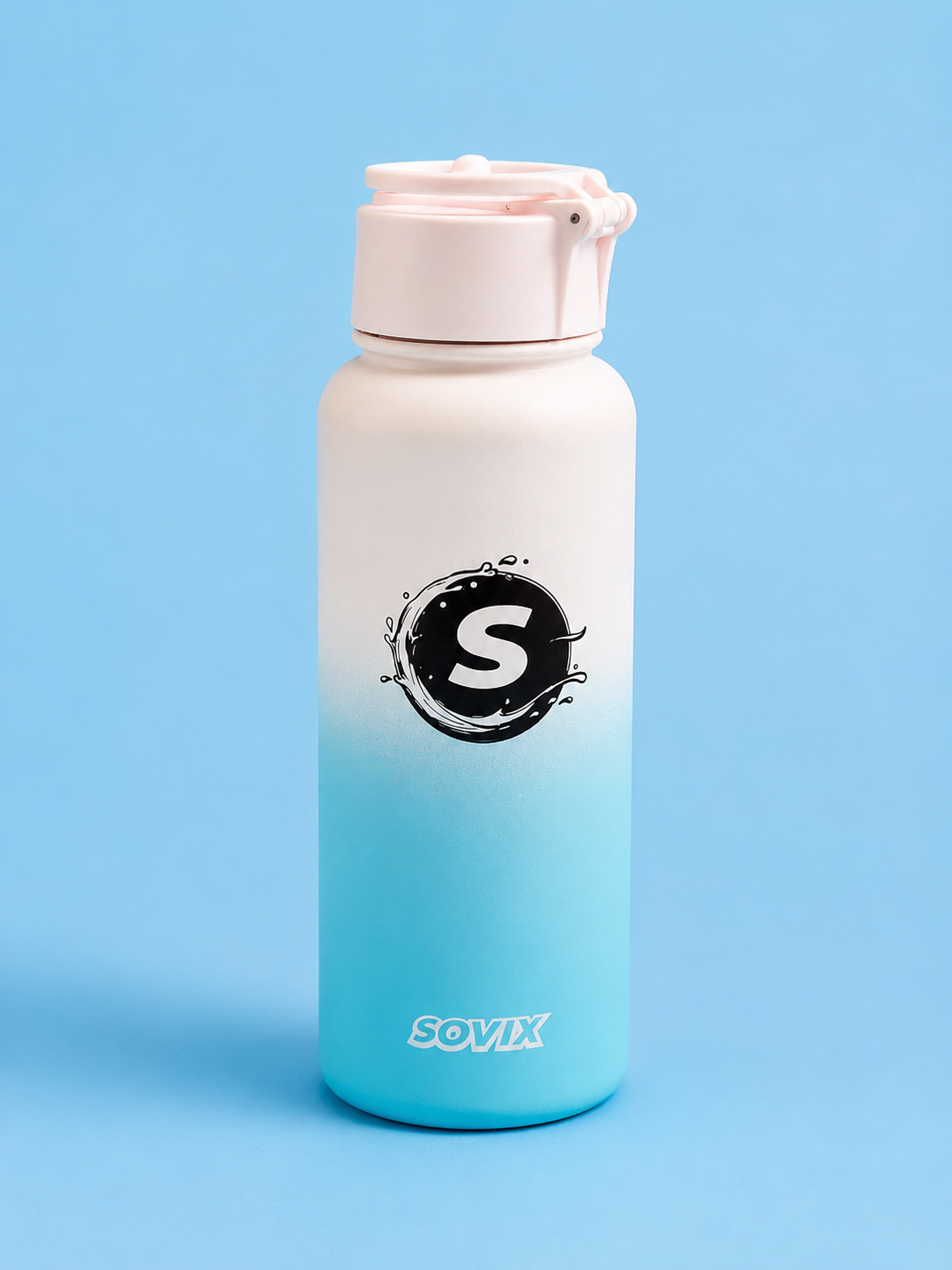 Magnetic Phone Holder Water Bottle